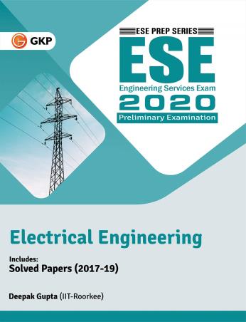 Book cover number 1 for ESE 2020 Preliminary Examination : Electrical Engineering written by Deepak Gupta published by G. K. Publications (P) Ltd.