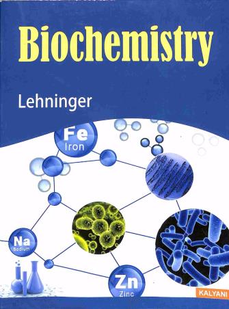 Book cover number 1 for Biochemistry written by Lehninger published by Kalyani Publishers