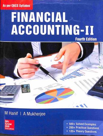 Book cover number 1 for Financial Accounting Volume 2 written by M. Hanif, A. Mukherjee published by McGraw Hill Education Private Limited