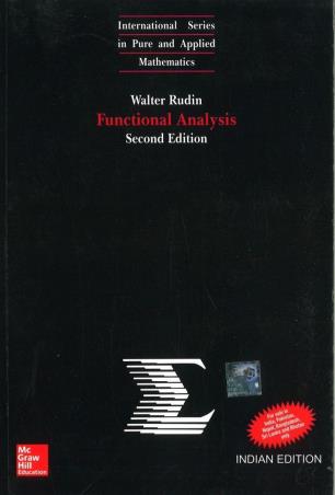 Book cover number 1 for Functional Analysis written by Walter Rudin published by McGraw Hill Education Private Limited