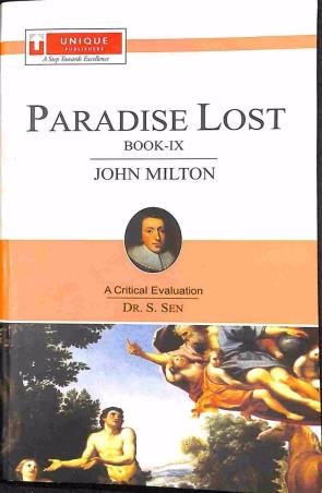 Book cover number 1 for Paradise Lost Book- 9 : John Milton written by S. Sen published by Unique Publishers