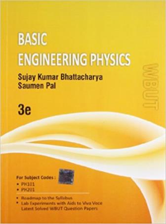 Book cover number 1 for Basic Engineering Physics : WBUT written by Sujay Kumar Bhattacharya, Saumen Pal published by McGraw Hill Education Private Limited