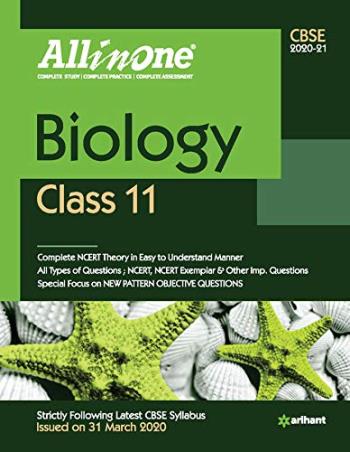 Book cover number 1 for All in One Biology CBSE Class 11 written by Hema Batra, Shikha Sharma published by Arihant Prakashan