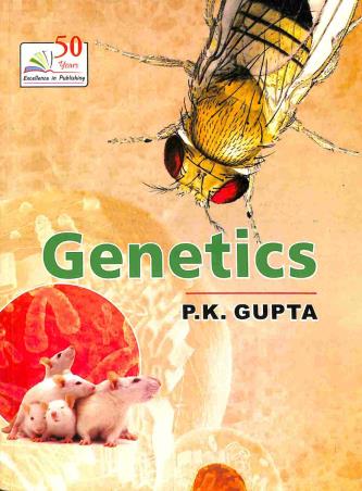 Book cover number 1 for Genetics written by P. K. Gupta published by Rastogi Publications