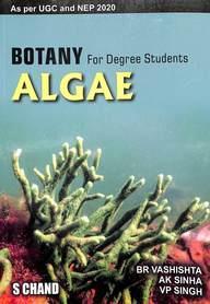 Book cover number 1 for Botany For Degree Students : Algae (NEP 2020) written by V. P. Singh, A. K. Sinha, B. R. Vashishta published by S. Chand Publishing