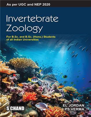 Book cover number 1 for Invertebrate Zoology (NEP 2020) written by P. S. Verma, E. L. Jordan published by S. Chand Publishing
