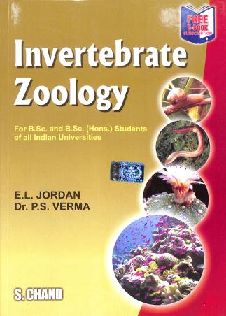 Book cover number 2 for Invertebrate Zoology (NEP 2020) written by P. S. Verma, E. L. Jordan published by S. Chand Publishing