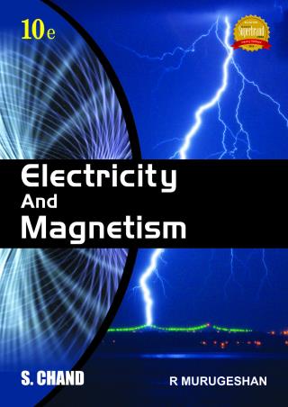 Book cover number 1 for Electricity And Magnetism written by R. Murugeshan published by S. Chand Publishing