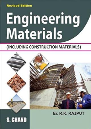 Book cover number 1 for Engineering Material : Including Construction Materials written by R. K. Rajput published by S. Chand Publishing