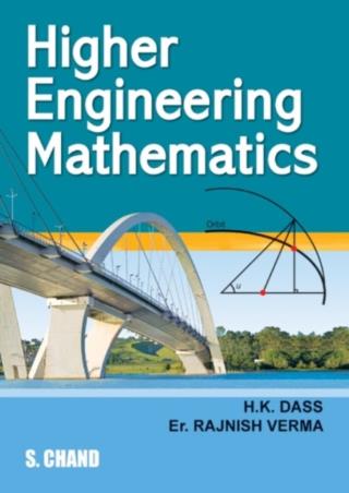 Book cover number 1 for Higher Engineering Mathematics written by Rajnish Verma, H. K. Dass published by S. Chand Publishing
