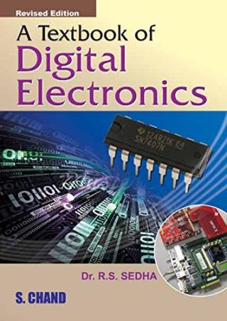 Book cover number 1 for A Textbook Of Digital Electronics written by R. S. Sedha published by S. Chand Publishing
