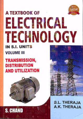 Book cover number 1 for A Textbook Of Electrical Technology Volume 3 written by B. L. Theraja, A. K. Theraja published by S. Chand Publishing