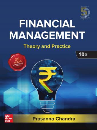 Book cover number 1 for Financial Management : Theory And Practice written by Prasanna Chandra published by McGraw Hill Education Private Limited