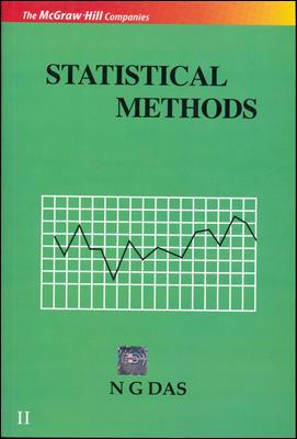 Book cover number 1 for Statistical Methods Volume 2 written by N. G. Das published by McGraw Hill Education Private Limited