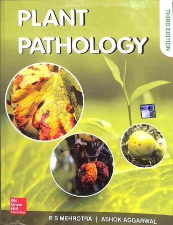 Book cover number 1 for Plant Pathology written by R. S. Mehrotra, Ashok Aggarwal published by McGraw Hill Education Private Limited