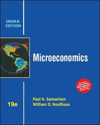 Book cover number 1 for Microeconomics written by Paul A. Samuelson, William D. Nordhaus published by McGraw Hill Education Private Limited