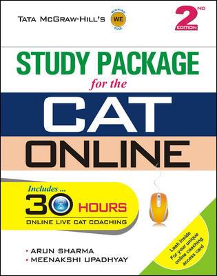 Book cover number 1 for Study Package for the CAT Online written by Arun Sharma, Meenakshi Upadhyay published by McGraw Hill Education Private Limited