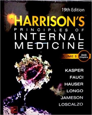 Book cover number 1 for Harrison's Principles of Internal Medicine Volume 3: 19th Edition written by Harrison published by McGraw Hill Education Private Limited