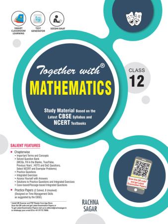Book cover number 1 for Together With Mathematics CBSE : Class 12 written by Rajesh K. Dewan published by Rachna Sagar Pvt. Ltd.