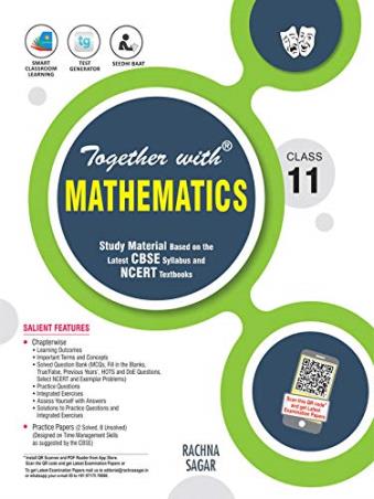 Book cover number 1 for Together With Mathematics CBSE : Class 11 written by Rajesh K. Dewan published by Rachna Sagar Pvt. Ltd.