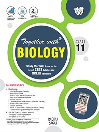 Book cover number 1 for Together With Biology Class 11 CBSE written by S. Venugopal published by Rachna Sagar Pvt. Ltd.