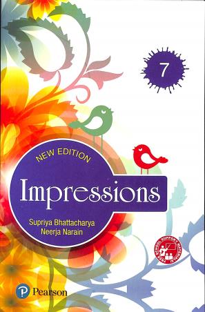 Book cover number 1 for Impressions 7 written by Supriya Bhattacharya, Neerja Narain published by Pearson Education