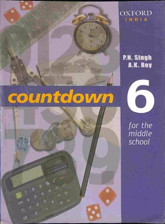 Book cover number 1 for Countdown 6 For The Middle School written by P. N. Singh, A. K. Roy published by Oxford University Press