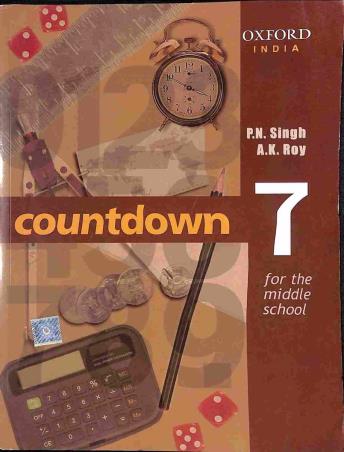 Book cover number 1 for Countdown 7 For The Middle School written by P. N. Singh, A. K. Roy published by Oxford University Press