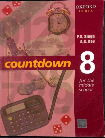 Book cover number 1 for Countdown 8 For The Middle School written by A. K. Roy, P. N. Shah published by Oxford University Press