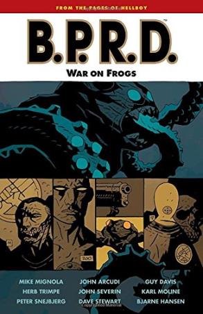 Book cover number 1 for B.P.R.D. Volume 12 : War On Frogs written by Mike Mignola published by Dark Horse Books