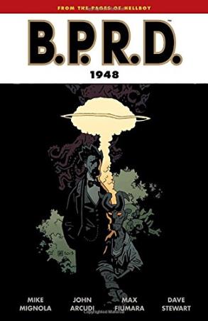 Book cover number 1 for B.P.R.D.: 1948 written by Mike Mignola published by Dark Horse Books