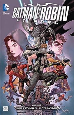 Book cover number 1 for Batman & Robin Eternal Volume 2 written by Scott Snyder published by DC Comics