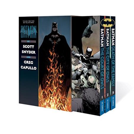 Book cover number 1 for Batman (Box Set) written by Scott Snyder published by DC Comics