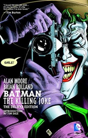 Book cover number 1 for Batman : Killing Joke (Deluxe) written by Alan Moore published by Random House