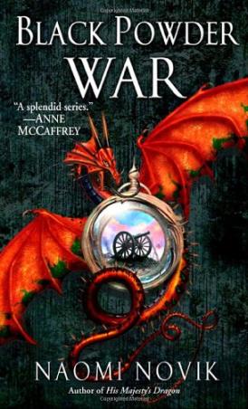 Book cover number 1 for Black Powder War written by Naomi Novik published by Del Rey