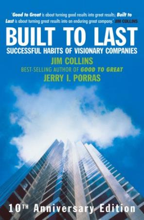 Book cover number 1 for Built To Last written by James C. Collins published by Random House