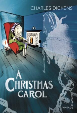 Book cover number 1 for A Christmas Carol written by Charles Dickens published by Vintage