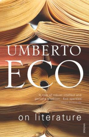 Book cover number 1 for On Literature written by Umberto Eco published by Vintage
