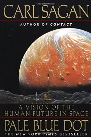 Book cover number 1 for Pale Blue Dot : A Vision of The Human Future in Space written by Carl Sagan published by Random House