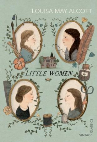 Book cover number 1 for Little Women written by Louisa May Alcott published by Vintage