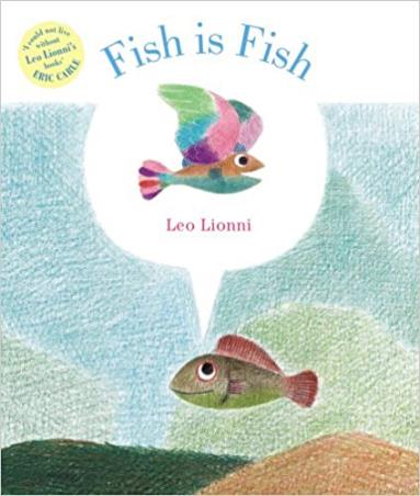 Book cover number 1 for Fish Is Fish written by Leo Lionni published by Andersen Press