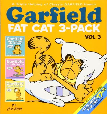 Book cover number 1 for Garfield Fat Cat -3 written by Jim Davis published by Random House