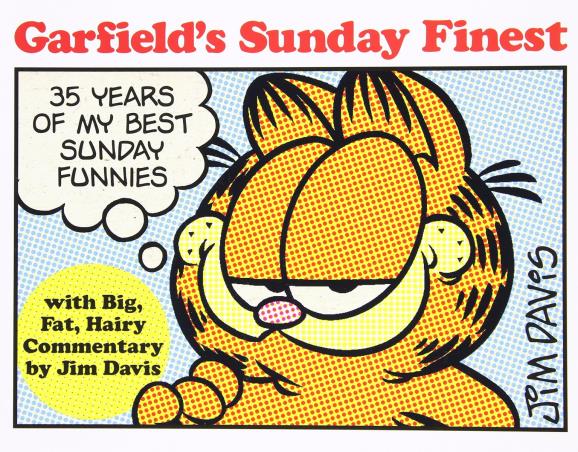 Book cover number 1 for Garfields Sunday Finest written by Jim Davis published by Ballantine Books