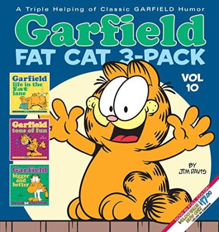 Book cover number 1 for Garfield Fat Cat -10 written by Jim Davis published by Random House
