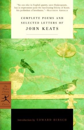 Book cover number 1 for Complete Poems And Selected Letters written by John Keats published by Modern Library