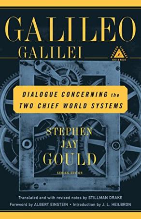 Book cover number 1 for Dialogue Concerning The Two Chief World Systems written by Galileo Galilei, Albert Einstein published by Modern Library