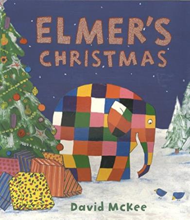 Book cover number 1 for Elmers Christmas written by David McKee published by Andersen Press