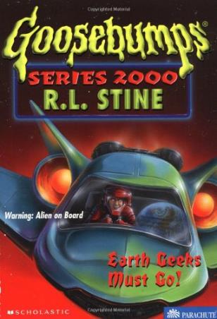 Book cover number 1 for Goosebumps Series 2000 - 24 : Earth Greek Must Go! written by R. L. Stine published by Scholastic