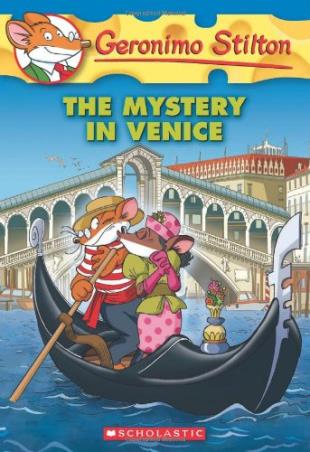 Book cover number 1 for Geronimo Stilton -48 : The Mystery In Venice written by Elisabetta Dami published by Scholastic
