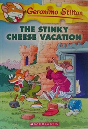 Book cover number 1 for Geronimo Stilton -57 : The Stinky Cheese Vacation written by Elisabetta Dami published by Scholastic